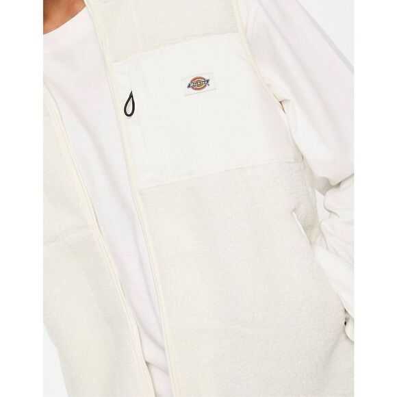 Dickies Red Chute vest off white cream small new - Picture 15 of 15